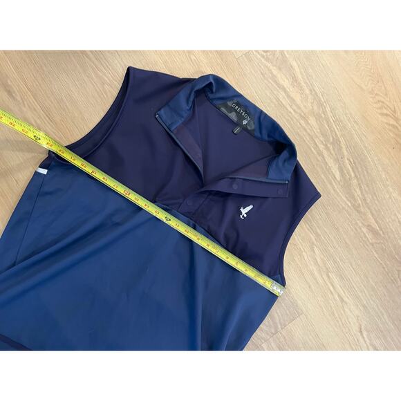 Greyson Vest Mens XL Blue‎ Half Zip Golf Tech Performance - Picture 4 of 4